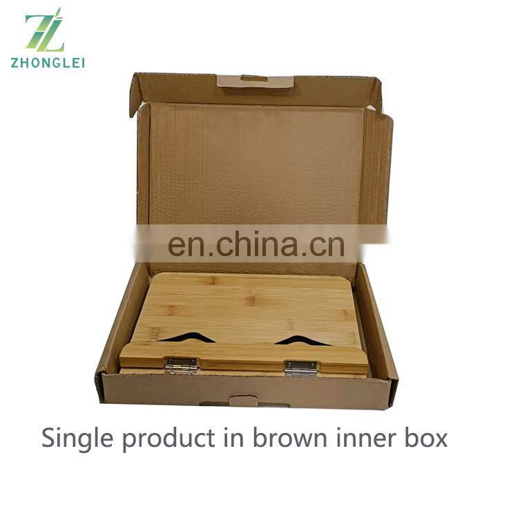 Bamboo adjustable reading rack Wooden reading shelf with folder for textbooks tablet stand computer stand