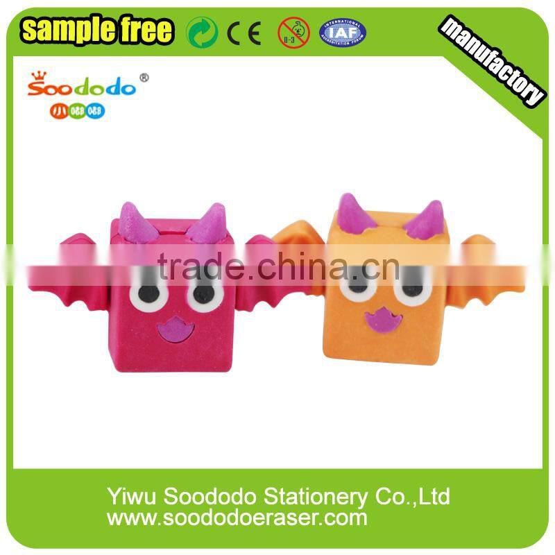 Shaped Blister Card custom printed erasers