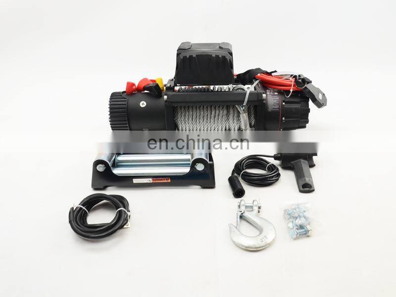 Maiker 12000lbs Electric Winch Steel Wire Trailer Tow Rope for Jeep Wrangler JK 2007+ 4x4 Accessories