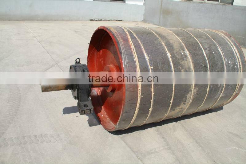 motorized pulley drive drum bend pulley