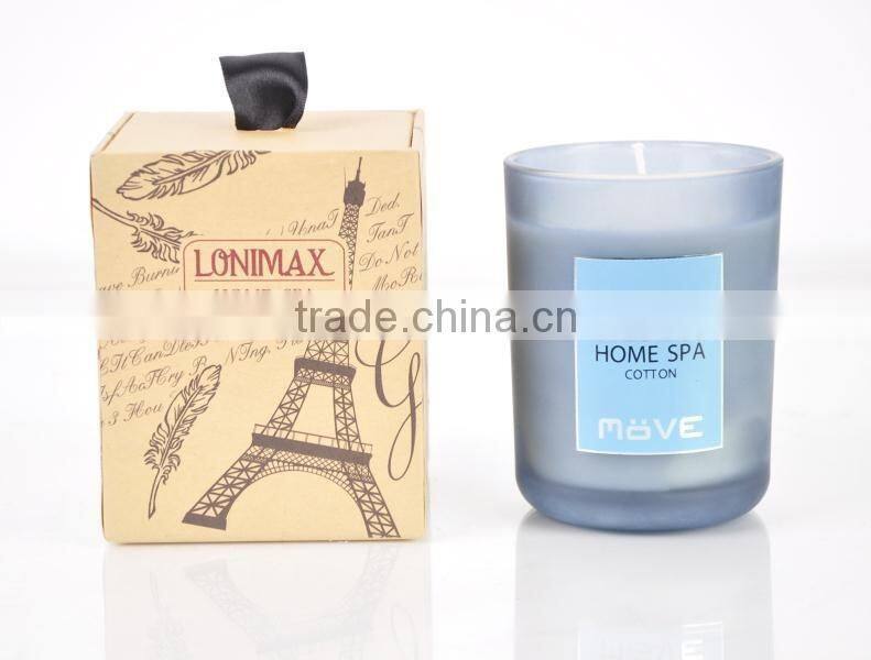 260G Scented Candle with glass Jar ,home fragrance air fresher, home spa candle SA-1971