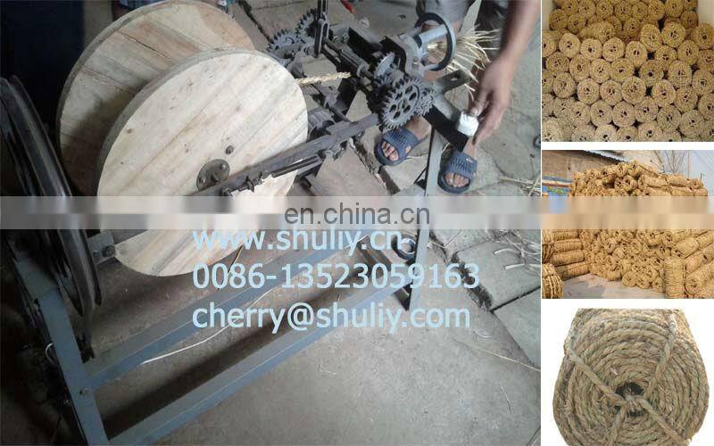 straw rope knitting/weaving/braiding/interlacing machine
