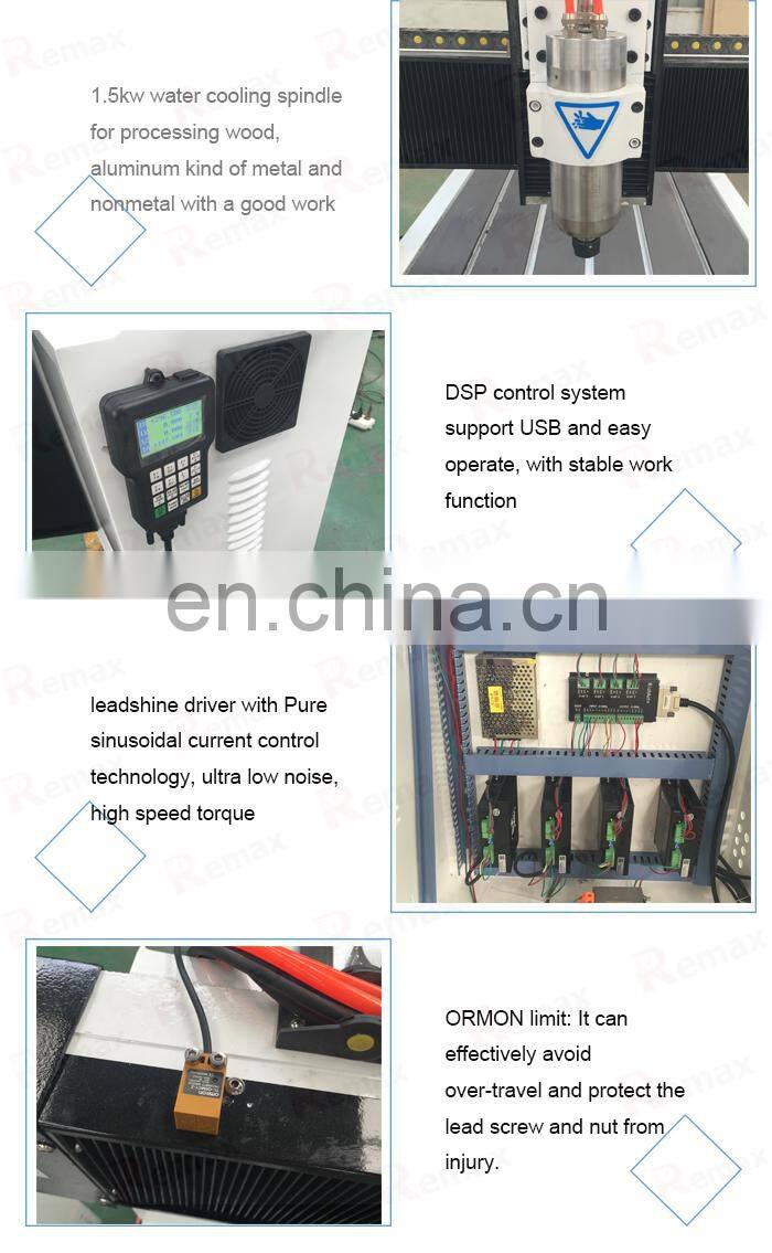 Popular Cnc router 6090 small cnc wood cutting machine with water cooling spindle