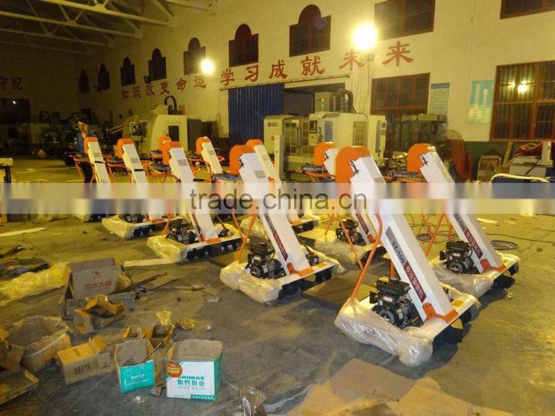 Farm use automatic hand push type cereal rice collection and bagging machine