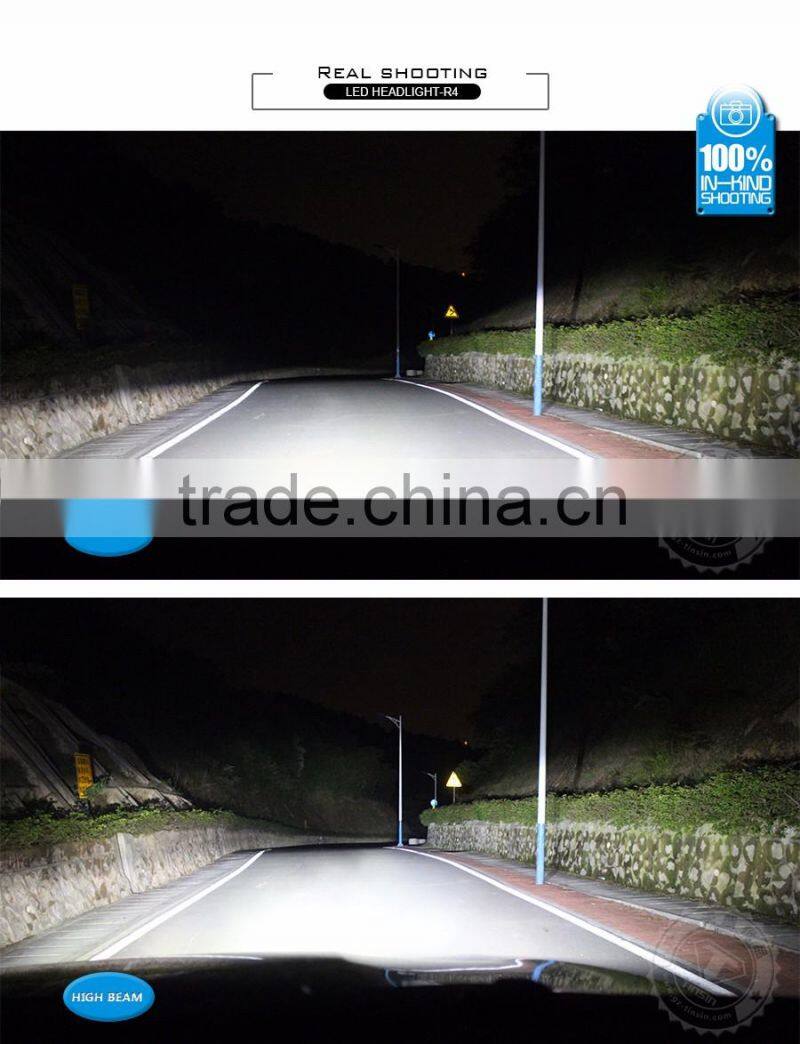New Products Auto Parts led h4 headlights 12v 3600LM 30W R4 ETI Chip 2S H4 Car Led Motorcycle Headlight for toyota land cruiser