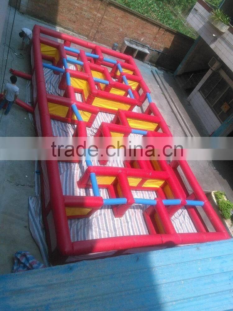 2015 Hot sale TOP inflatable Maze playground sports toy for kids or adults