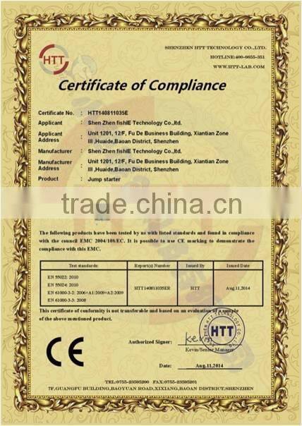 Emergence 2in 1 power bank car Jump Start with LED light