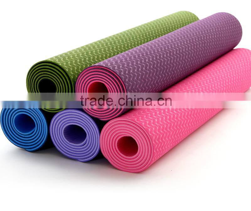 Eco Friendly Tpe Yoga Mat for Pilates Learners