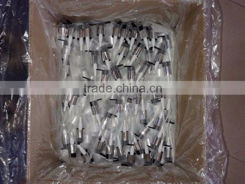 Skin care white plastic cream treatment pump,cosmetic liquid foundation/BB cream pump