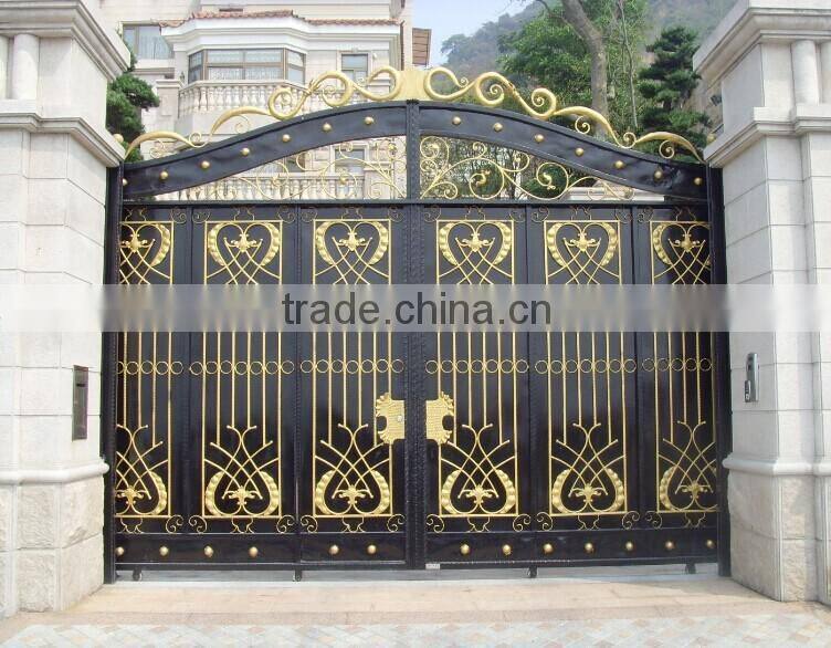 steel gate, metal gate, gate for house, steel boundary gate, villa iron gate