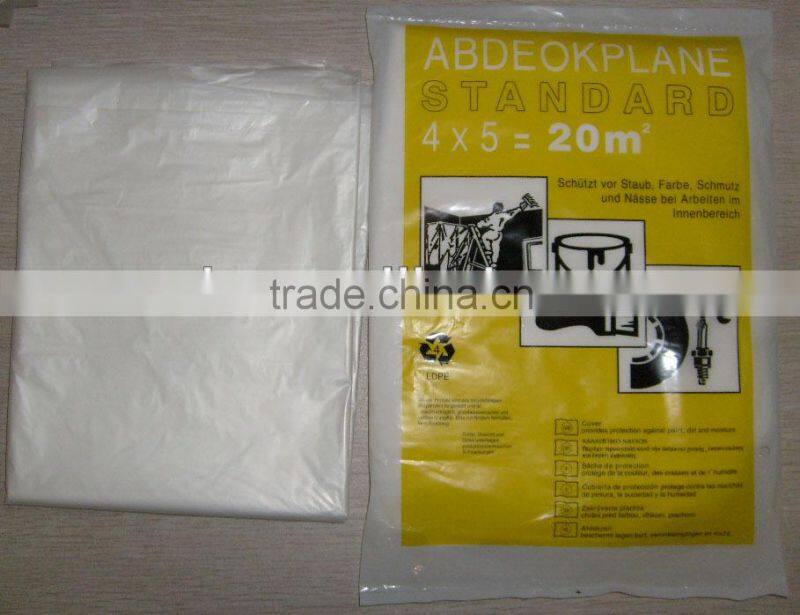 PE or Polythene or Dust sheets