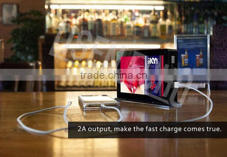 High quality acrylic desktop advertising bank power station 20000mAh with li-polymer battery