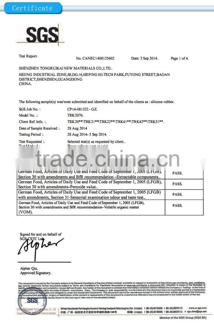 2016 factory direct sell AS568 silicone o ring high temperature