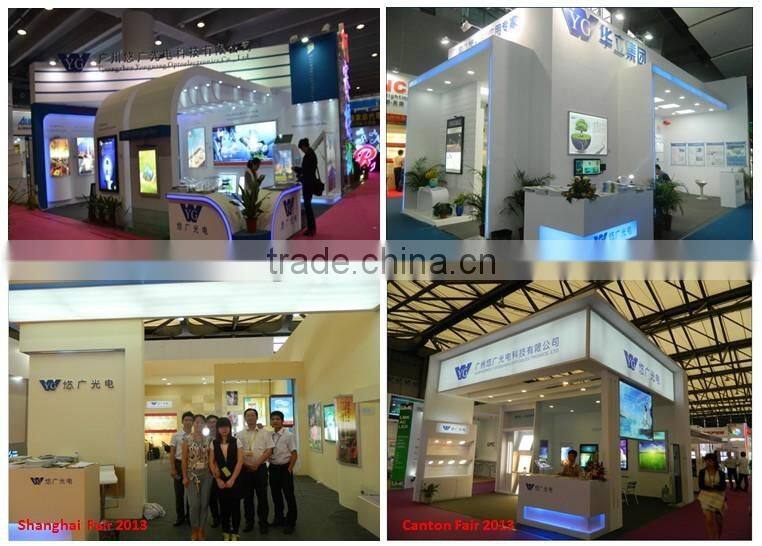 Double Sides Solar LED light box with long life time