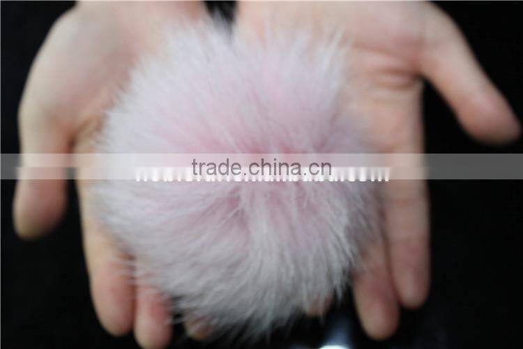 Stylish Real Fox Pom Pom Fur Balls Fashion Fur Pom Keychain Garment Accessory