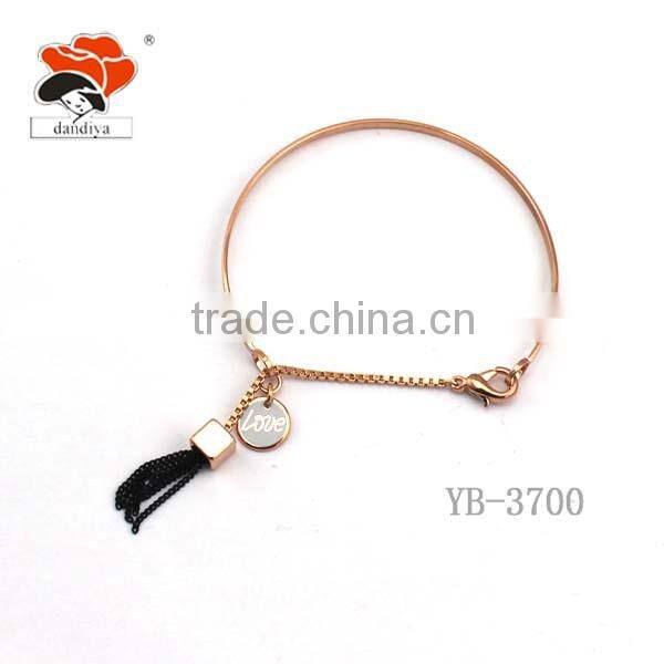 Personal women/kids leather bracelet with listing "LOVE" factory direct sale jewelry bracelet