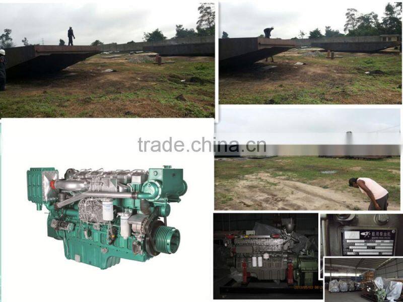 4 Stroke Tubor-charged Water-cooled 450KW Inboard Diesel Marine Engine