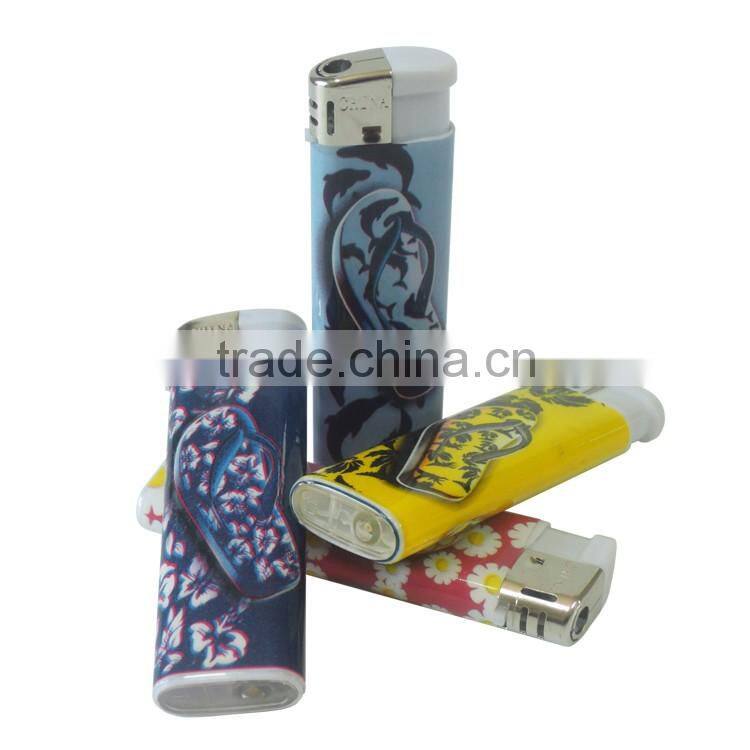 cheap price customized print plastic disposable gas lighter