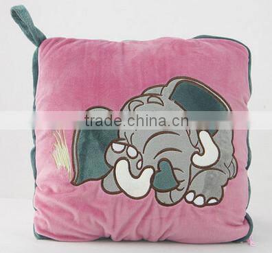 Plush cartoon air quilts/ chicken plush animal quilts