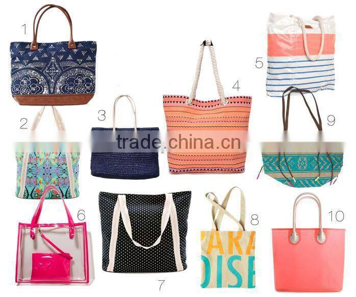 Pvc Tote Beach Bag Satin Beach Bag
