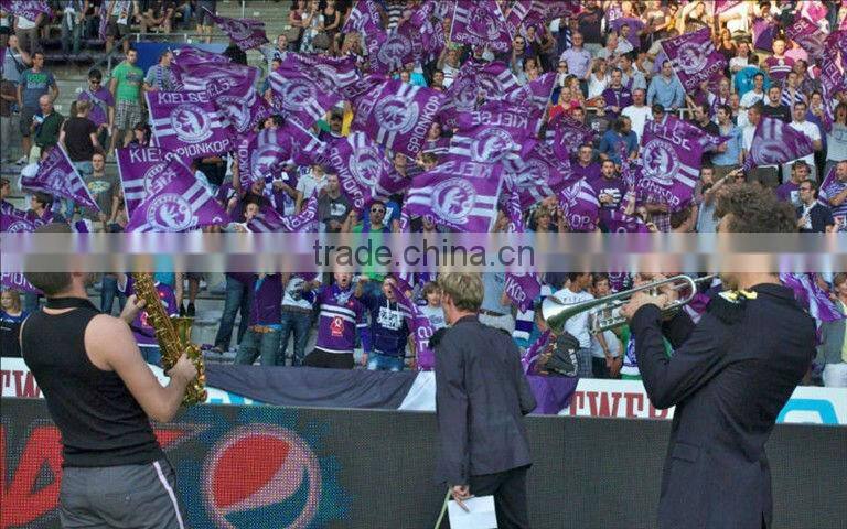 Durable Hand Flag With Pole For Hockey Ball Fan Shaking