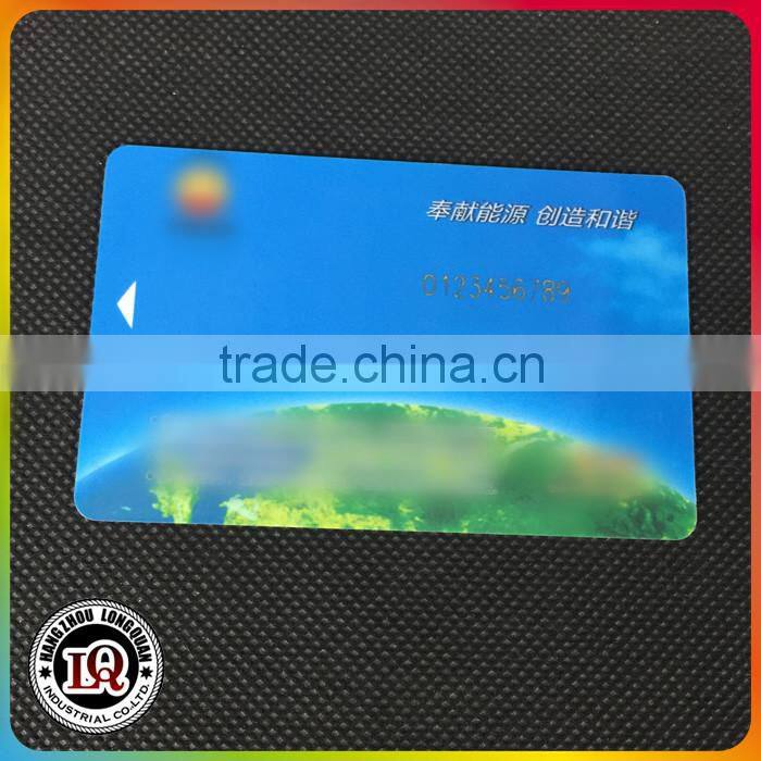IC Card with Laser Gold Number