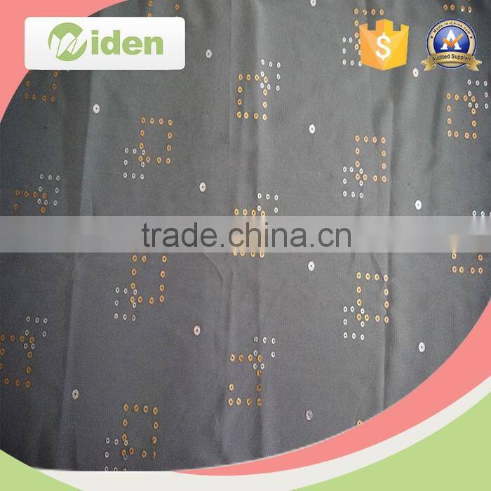 New design swiss voile lace polyester mesh fabric with sequins