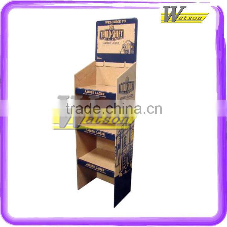 Newly fashion magazine Display stand floor standing Cardboard pallet Display Shelf