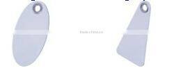 Hot sale white PVC tags key card