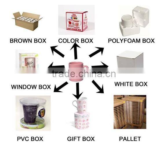 2016 wholesale 380 cc liling flower ceramic coffee mug