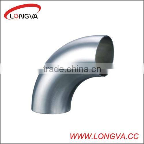 Sanitary ss pipe fitting 90 degree elbow