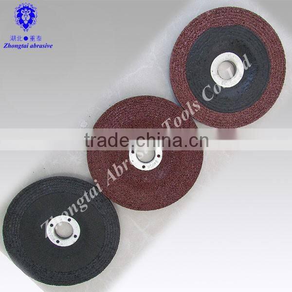 16#-120# 4''-7'' silicon carbide grooved sand disc/abrasive disc