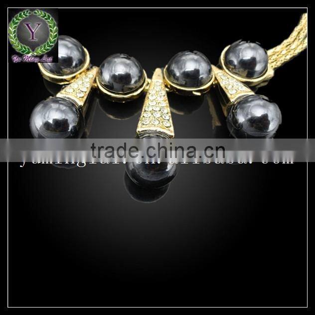 black color african coral beads jewelry set wholesale