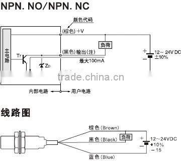 FSCT Series proximity sensors, proximity switch,Detected ferrous metals