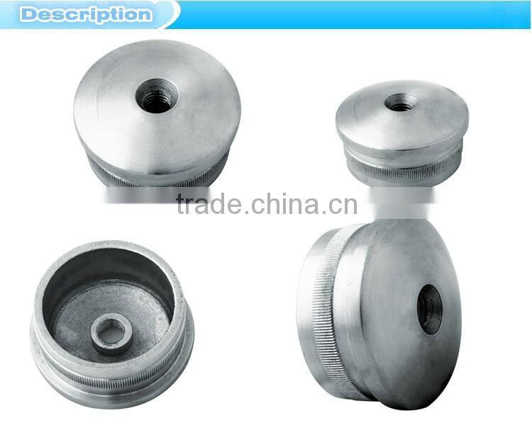 High quality stairs stainless steel rod end cap