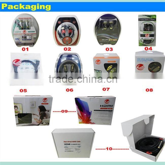 V1.4 Flat HDMI Cable with Ethernet and Gold connector support 3D