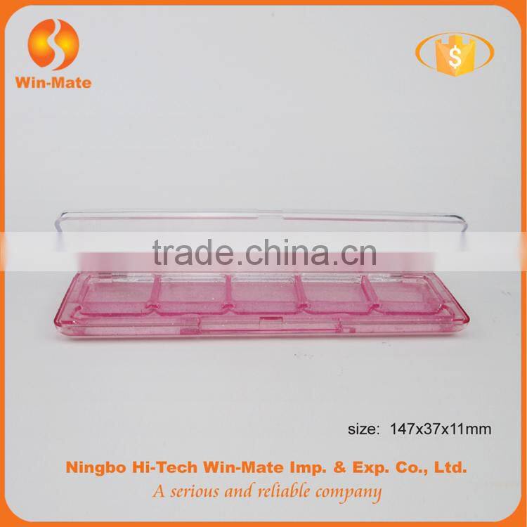 Cute pink fold eyeshadow with lucid cap cosmetic box