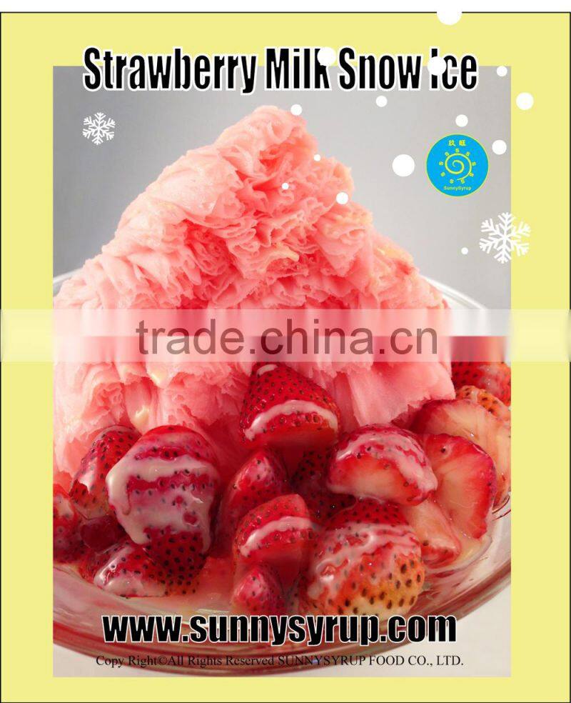 New product Snow Ice with ice cream texture good