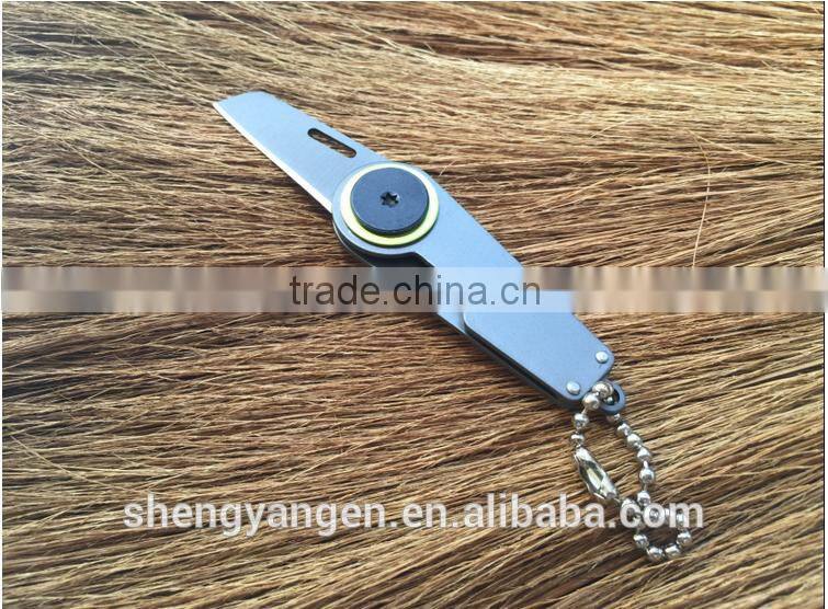 Key Chain Tactical Folding Lock Back Pocket Knife