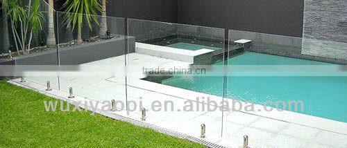 High Quality CE EN12150 Accredited Pool Fence Glass Panels
