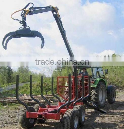log trailers with grapple