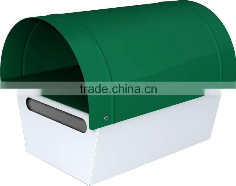 Newspaper mailbox for garden/Simple design post mount mailbox/Letter mailbox