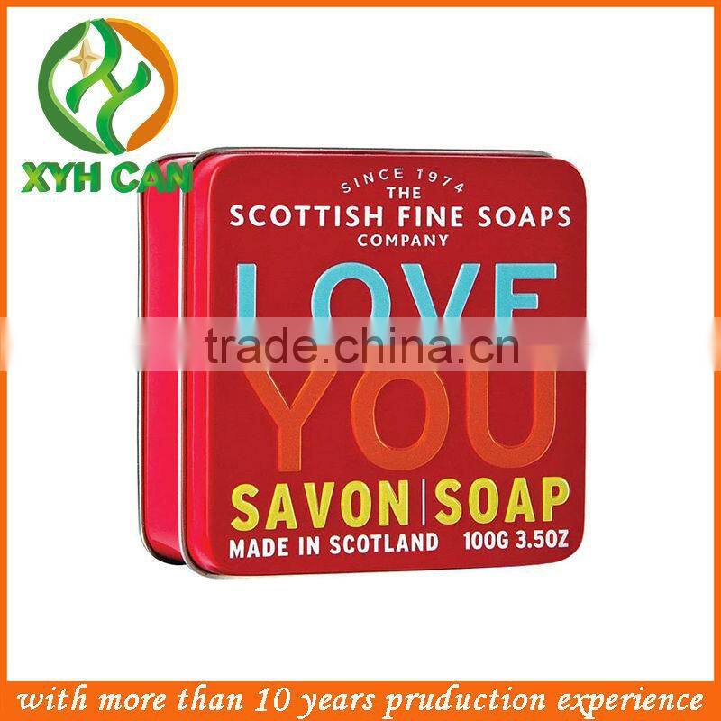 high quality custom rectangle soap tin