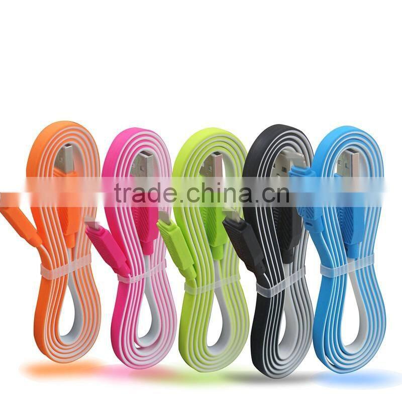 1M ABS Injection shell TPE lines USB Data&Sync Charger Cable For Android iPhone