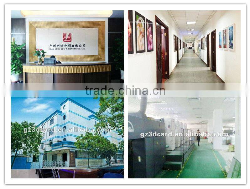 Hot Sell Landscape Custom 3D Lenticular Picture with Flip Effect