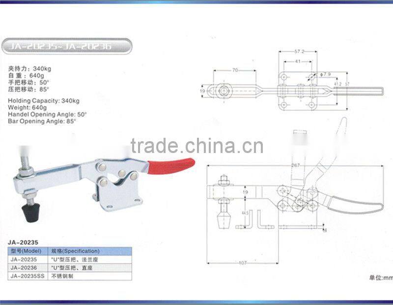 Machine tools high quality toggle clamp