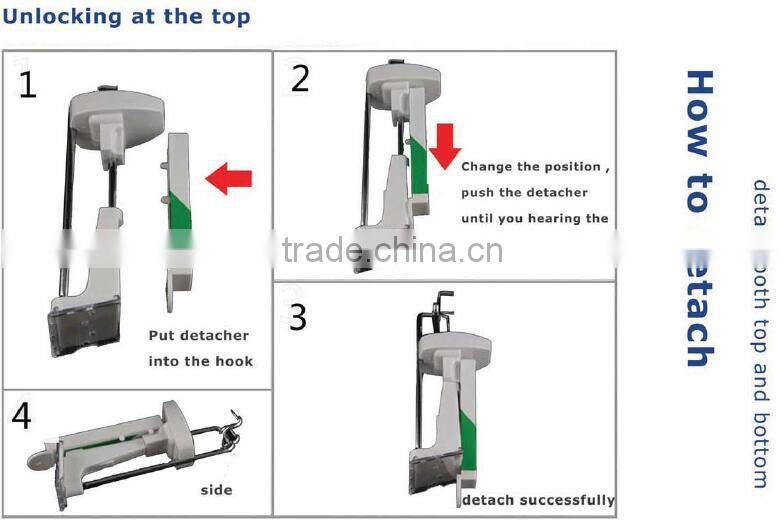 Security Display metal peg hook metal security magnetic peg hook