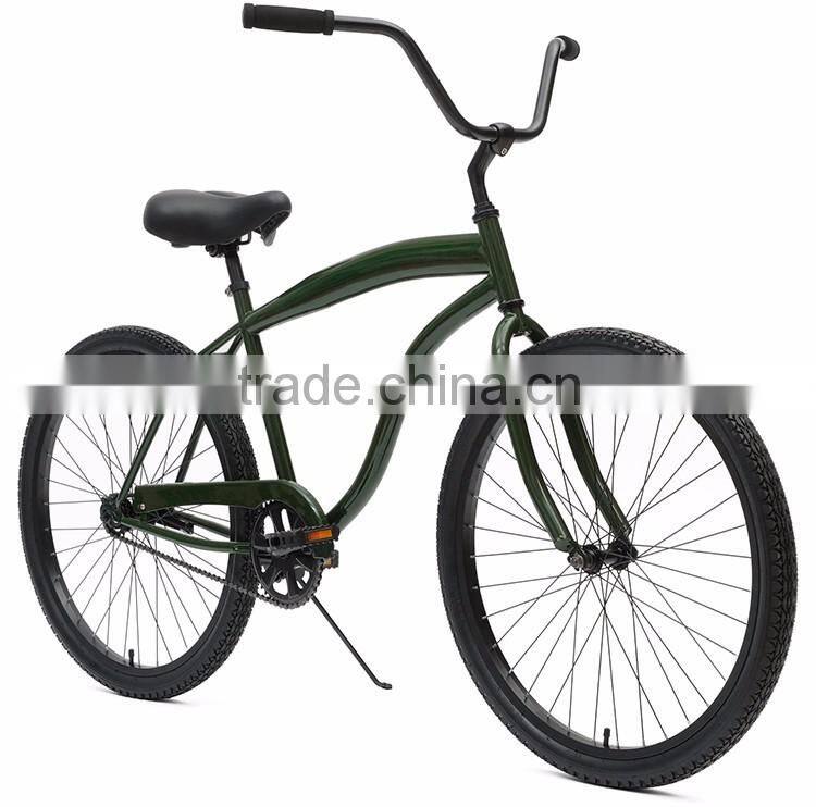 dark green beach cruiser/popular cruiser bike/26 beach cruiser bicycle frames KB-BC-Z39