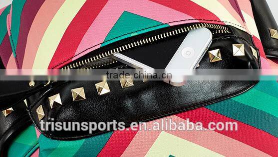 2016 New fashion cute colorful Korean backpack bag