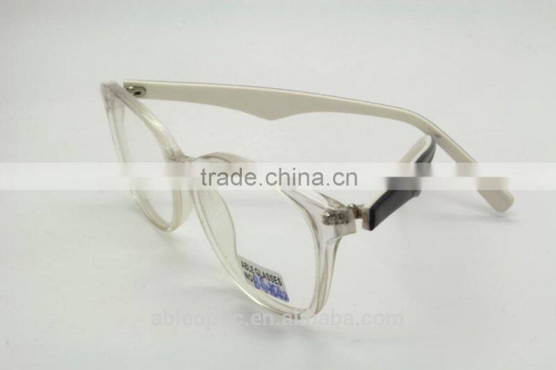 2015 hotselling jelly color transparent fashion acetate hand made spectacles optical frames eyewear eyeglasses